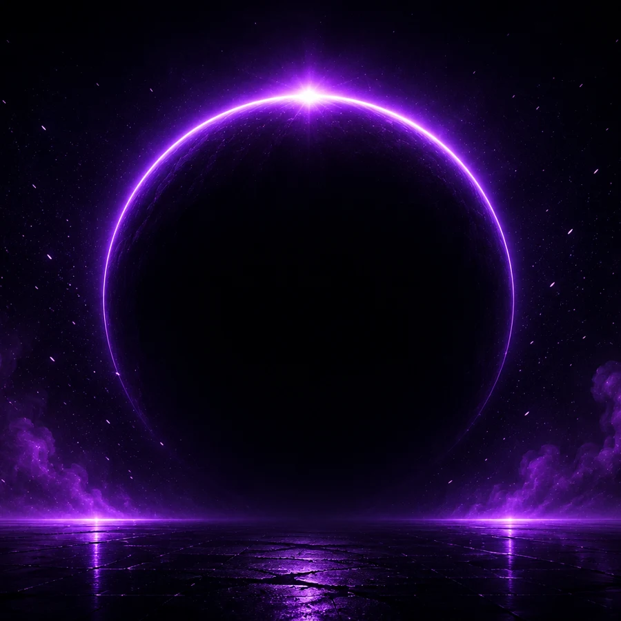Perfentis purple eclipse launch artwork